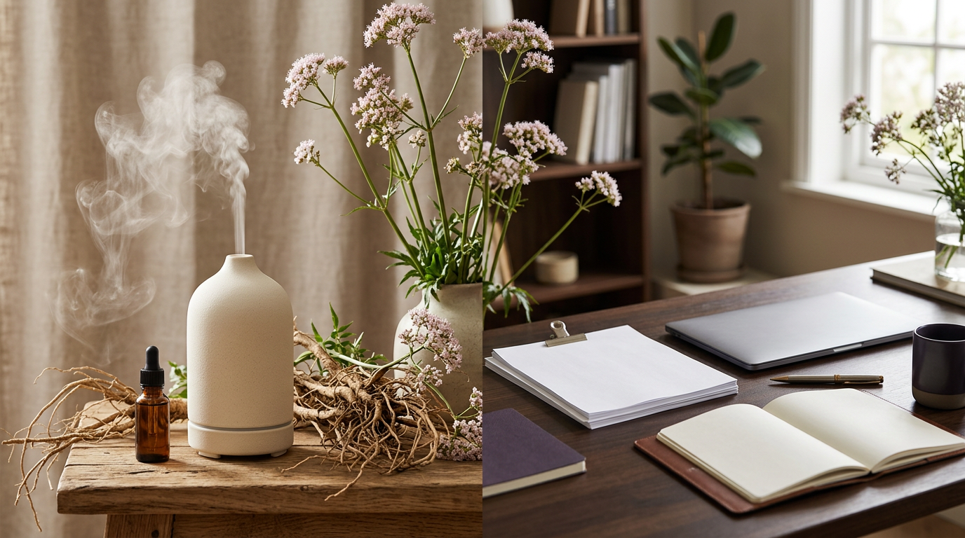 A Quiet-House Evening: One Reader's Valerian Diffuser Routine